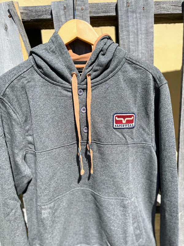 Men's Kimes Ranch Ranch Ready Fleece Hoodie In Charcoal Heather