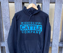 Mississippi Cattle Company Black Hoodie *CLOSEOUT*