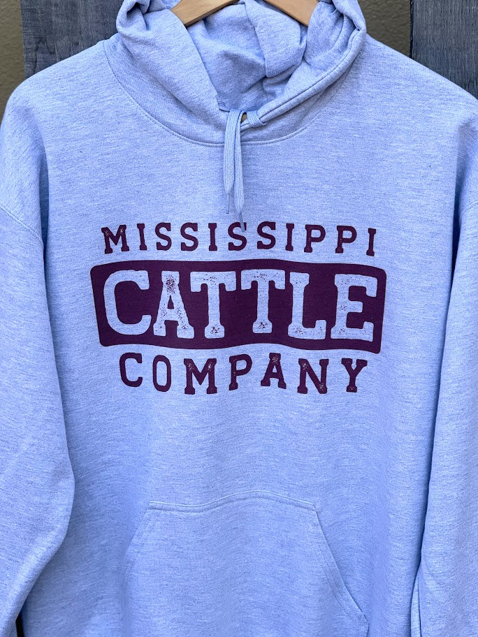 Mississippi Cattle Company Sport Grey Hoodie
