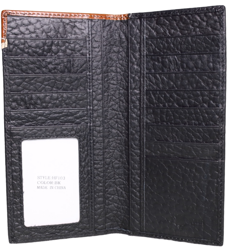 Top Notch Accessories HF103BK Bull Rider Concho Wallet In Black