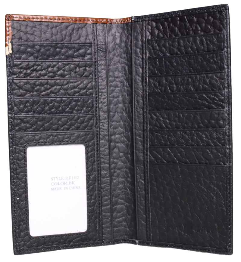 Top Notch Accessories HF102BK Black Praying Cowboy Wallet