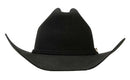 Justin 3X Rodeo Black 4” Brim Wool Hat