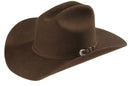 Justin 3X Rodeo Chocolate 4” Brim Wool Hat