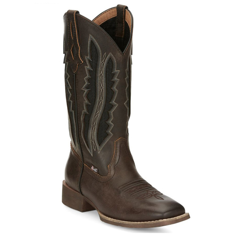 Women's Justin GY2971 Jaycie  Brown Square Toe Boot (SHOP IN-STORES TOO)