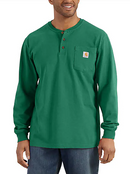 Carhartt North Woods Heather Workwear Long Sleeve Henley T-Shirt