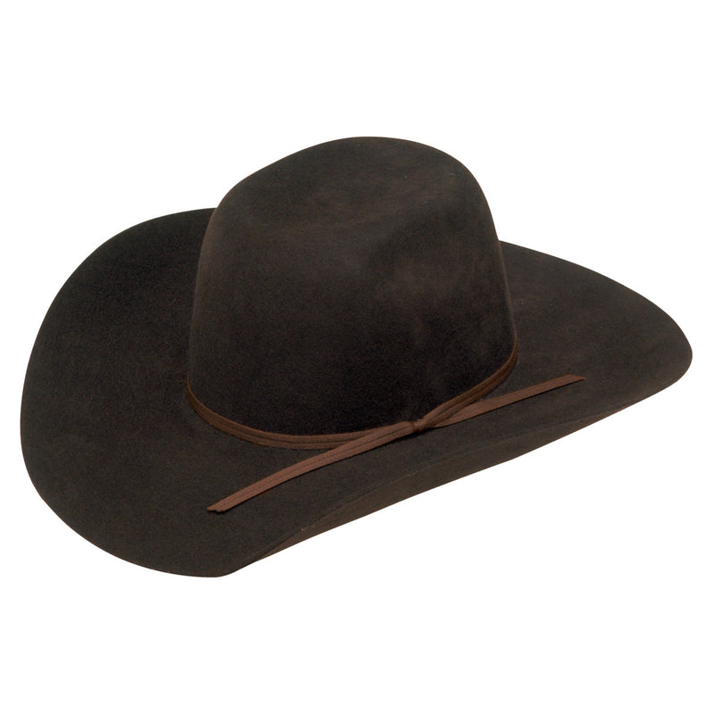 Youth Twister T7234447 Chocolate Wool Cowboy Hat