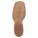 R. Watson RW4506-2 11" Antique Saddle Bruciato Full Quill Ostrich Boot w/Laguna Cognac Cowhide Top Wide Square Toe