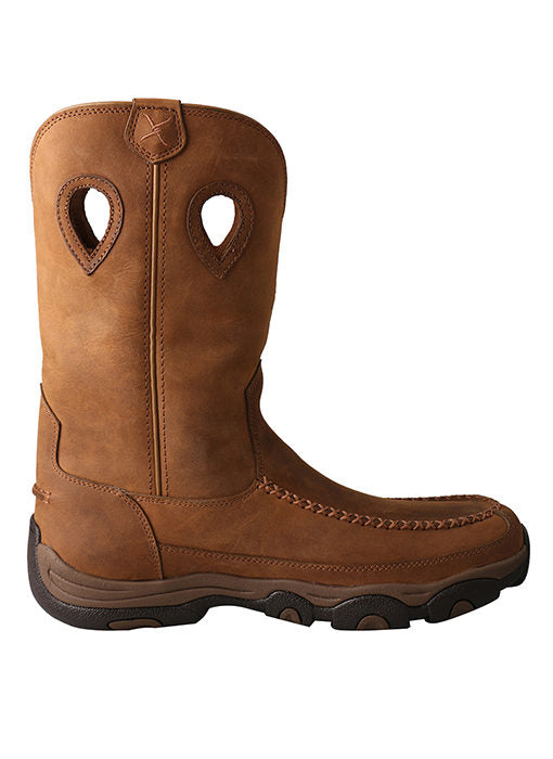 Men’s Twisted X 11″ Pull-On Hiker Boot Distressed Saddle