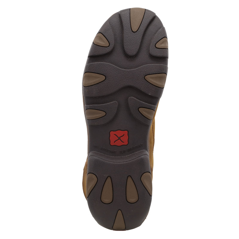 Twisted X MHKBW01 11" Distressed Saddle & Saddle Waterproof Pull On Hiker Boot