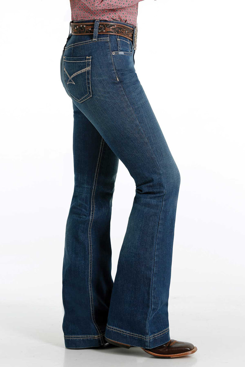 Women's Cinch MJ81454081 Lynden Moderate Rise Slim Fit Trouser *CLOSEOUT*