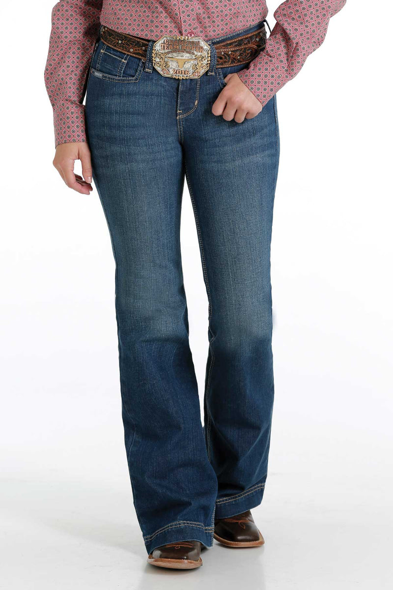 Women's Cinch MJ81454081 Lynden Moderate Rise Slim Fit Trouser *CLOSEOUT*