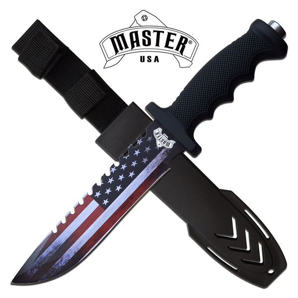 MASTER USA MU-20-04A FIXED BLADE KNIFE