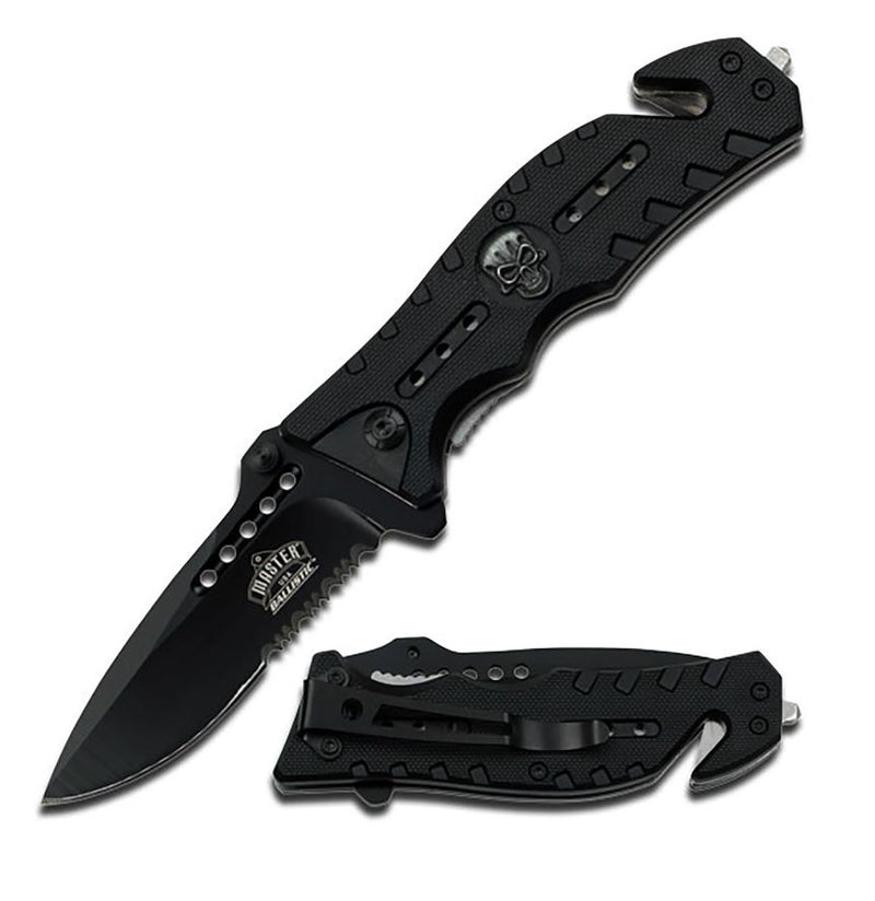 Master USA MU-A010BK Black Spring Assisted Knife