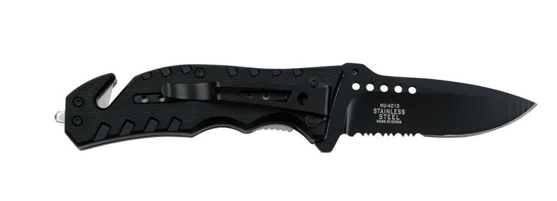 Master USA MU-A010BK Black Spring Assisted Knife