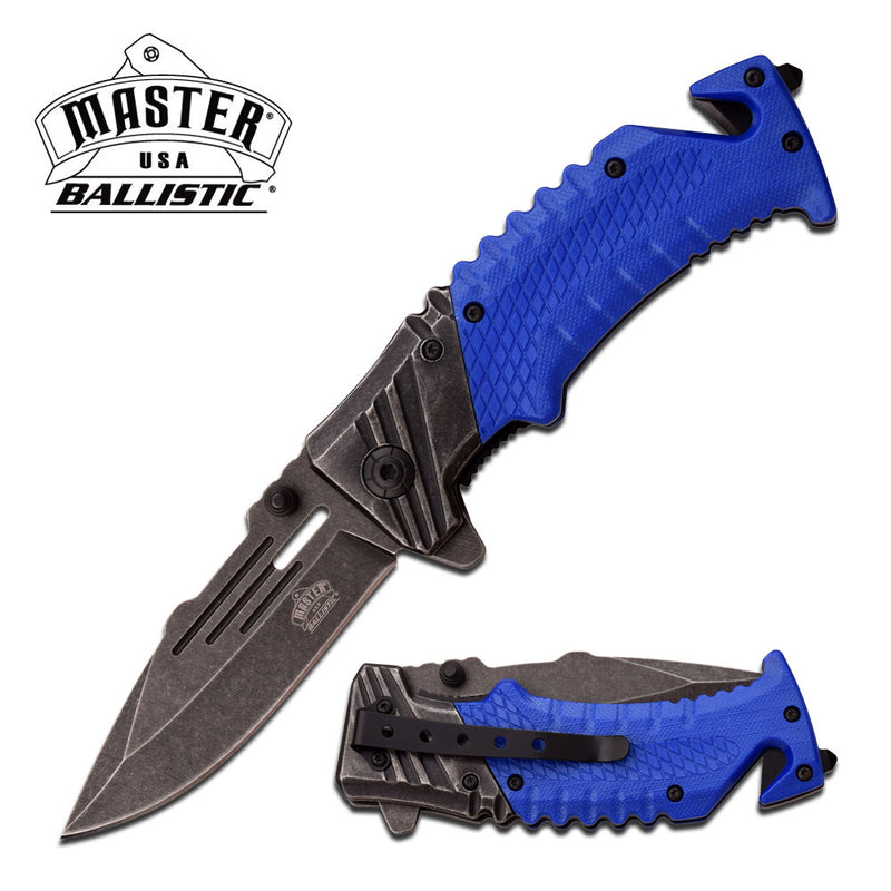 MASTER USA MU-A028BL SPRING ASSISTED KNIFE