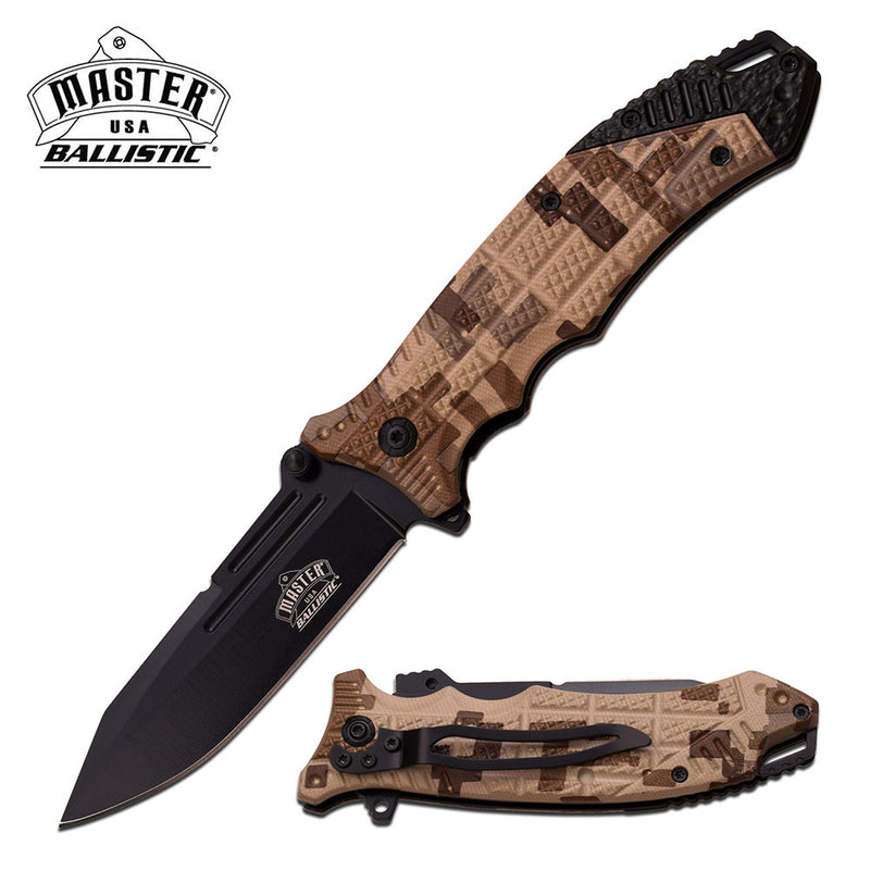 MASTER USA MU-A040DG SPRING ASSISTED KNIFE 5" CLOSED