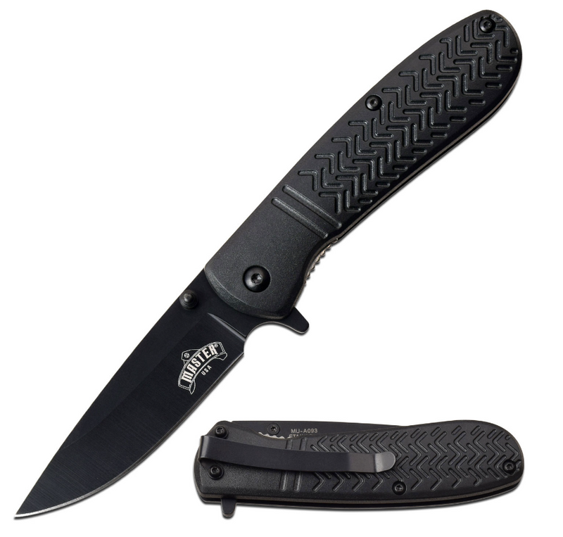 MASTER USA MU-A093BK SPRING ASSISTED KNIFE