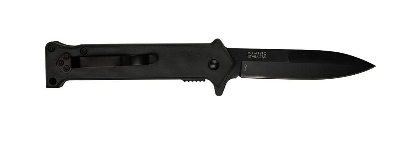 Master Cutlery MU-A121C Thin Blue Line Spring Assisted Knife