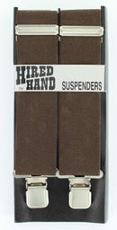 Nocona N8510002 Brown Elastic Suspenders