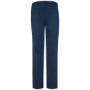 Navy FR Bulwark cargo pants. Rear view showing back pockets. 