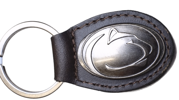 Zep-Pro KL6-BRW-PSU PENN STATE Small (Crazy Horse) Oval Concho Key Chain