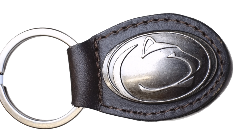 Zep-Pro KL6-BRW-PSU PENN STATE Small (Crazy Horse) Oval Concho Key Chain