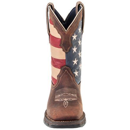 Women's Durango RD4414 10" Rebel Patriotic Pull-On Western Flag Boot