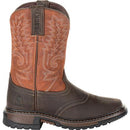 Children's Rocky RKW0257C Ride FLX Western Wide Square Toe Boot