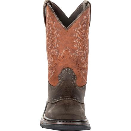 Youth Rocky RKW0257Y Ride FLX Western Boot Wide Square Toe Boot (SHOP IN-STORES TOO)