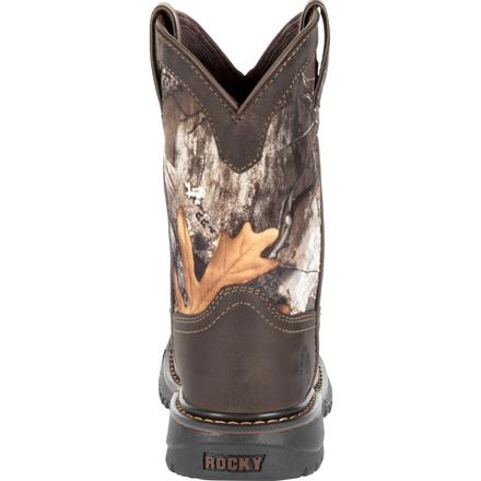 Children's Rocky RKW0258C Ride FLX Waterproof Western Wide Square Toe Boot (SHOP IN-STORES TOO)