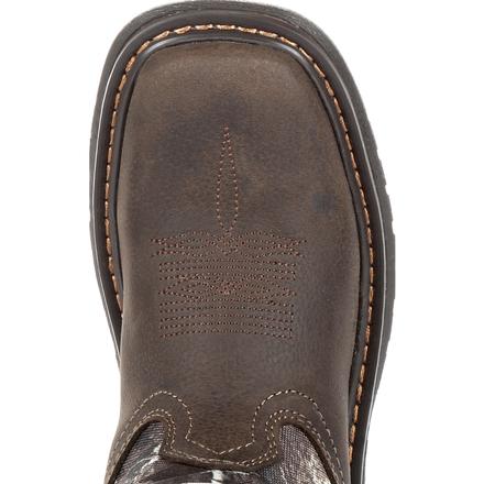 Children's Rocky RKW0258C Ride FLX Waterproof Western Wide Square Toe Boot