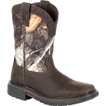 Youth Rocky RKW0258Y Ride FLX Waterproof Western Wide Square Toe Boot