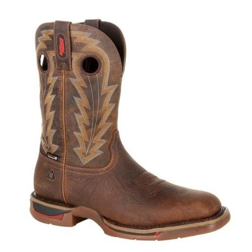 Rocky RKW0278 Men's 11" Long Range Waterproof Western Boot (Shop in store too)