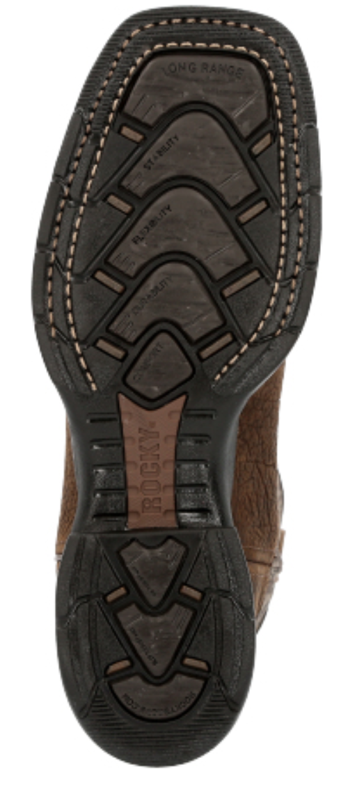 Rocky RKW0358 Men's 11" Long Range Soft Toe Mossy Oak Waterproof Western Boot *Closeout*