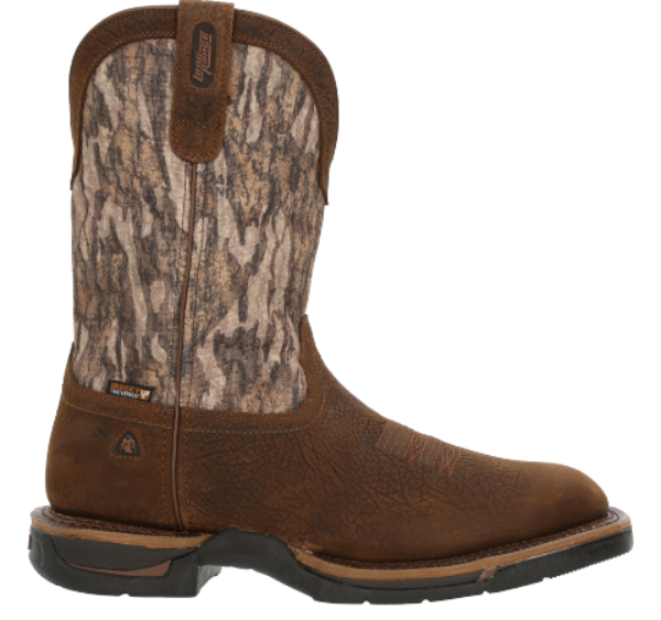 Rocky RKW0358 Men's 11" Long Range Soft Toe Mossy Oak Waterproof Western Boot *Closeout*