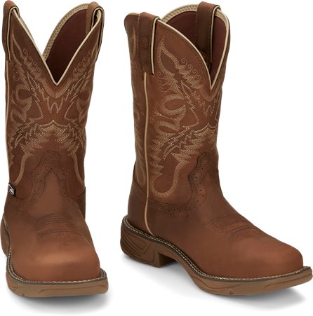 Women's Justin SE4353 Rush Brown Wide Sqaure Toe Work Boot (SHOP IN-STORE TOO)