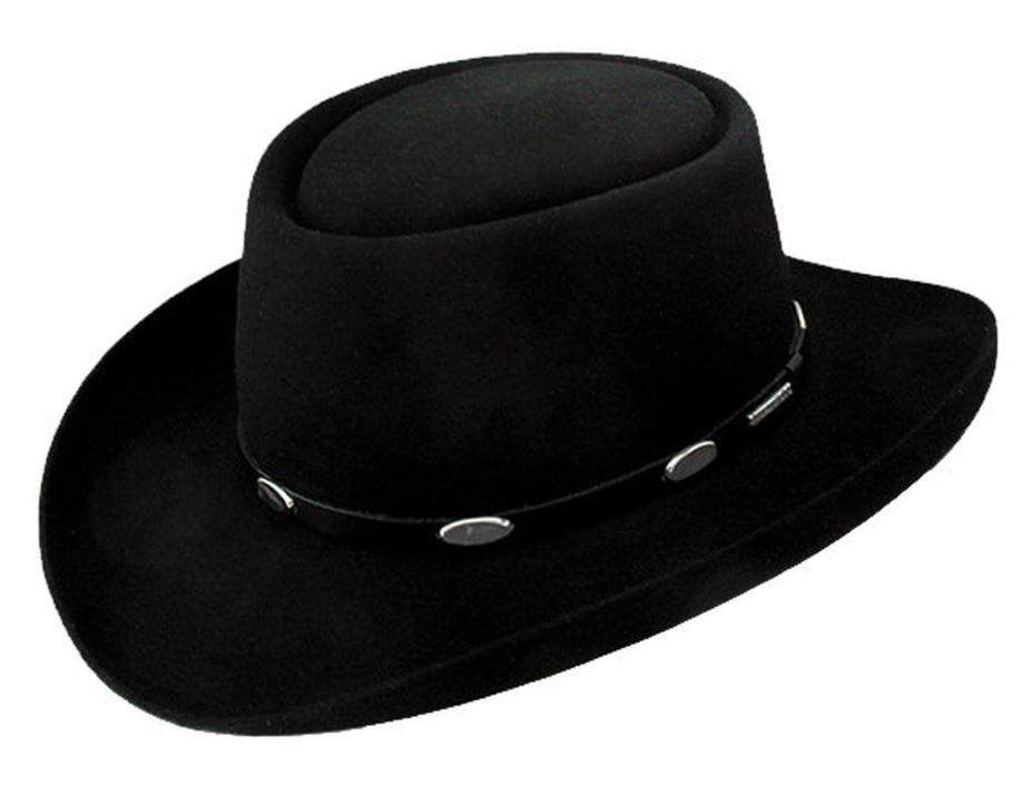 Stetson 5X Royal Flush Black Felt Hat Discontinued