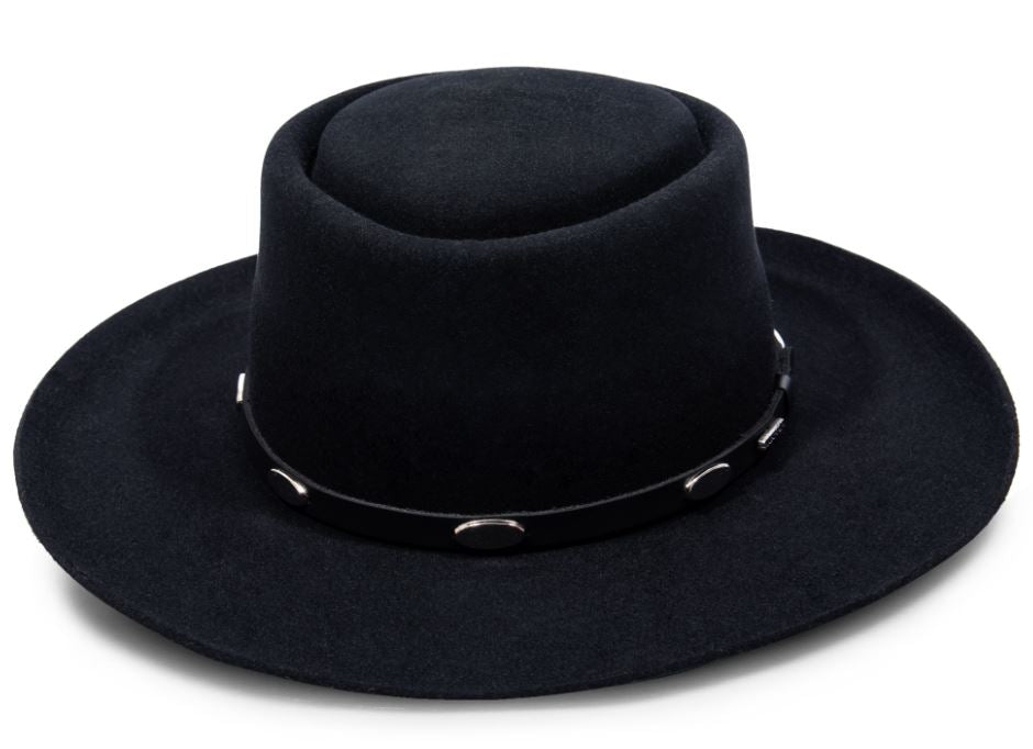 Stetson 5X Royal Flush Black Felt Hat Discontinued