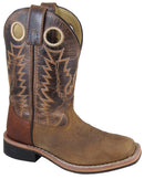 Children's Smoky Mountain 3662C Jesse Distressed Brown Square Toe Boot