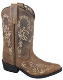 Youth Smoky Mountain 3754Y Jolene Brown Snip Toe Boot