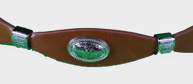 Top Notch Accessories HBLONGHORNCF Coffee Longhorn Hat Band