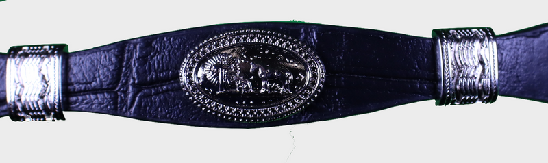 Top Notch Accessories HBPRYCWBOYBLK Black Praying Cowboy Hat Band