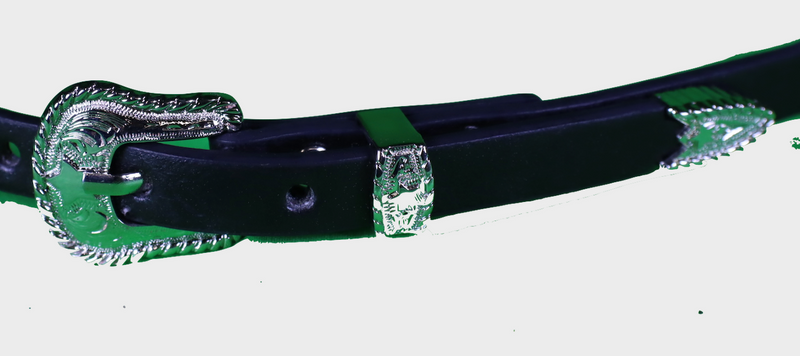 Top Notch Accessories HBLONGHORNBLK Black Longhorn Hat Band