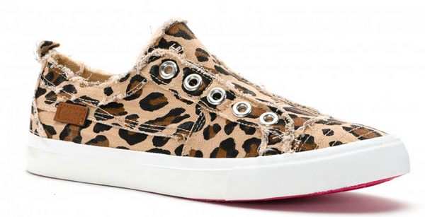 Girl's Corkys 51-0121-LEOPG BABALU Leopard Slip-on Shoe CLOSEOUT
