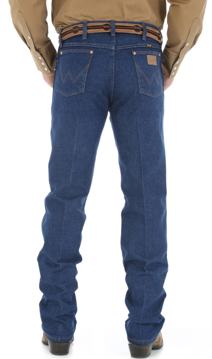 Wrangler 0013MWZ Men's Rigid Indigo Cowboy Cut® Original Fit Jean (SHOP IN-STORES TOO)