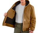 Carhartt Black Duck Quilted Flannel-Lined Active Jacket (Up to 4XL) *CLOSEOUT*