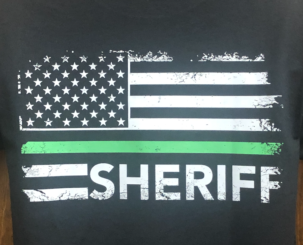 2nd Amendment 19574 "Sheriff" Black Short Sleeve T-Shirt *CLOSEOUT*