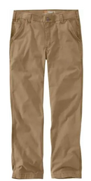 Carhartt Rugged Flex® Dark Khaki Rigby Dungaree Work Pants SALE