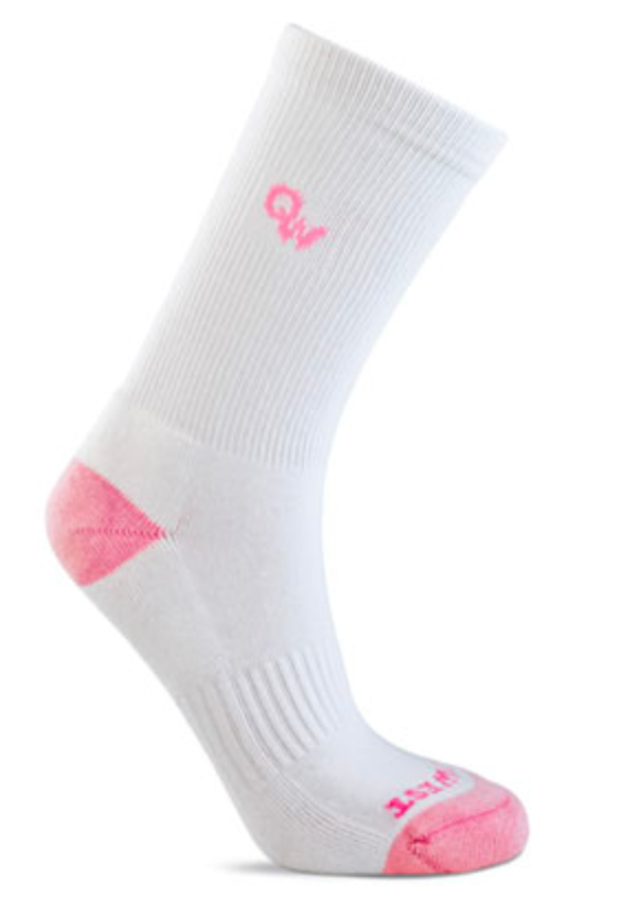 Old West OWS102 Women’s Crew Socks White (3 Pack)