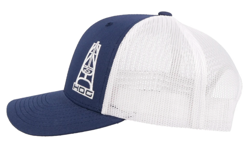 Hooey 3029T-NVWH "HOG" NAVY/WHITE CAP (CLOSEOUTS)